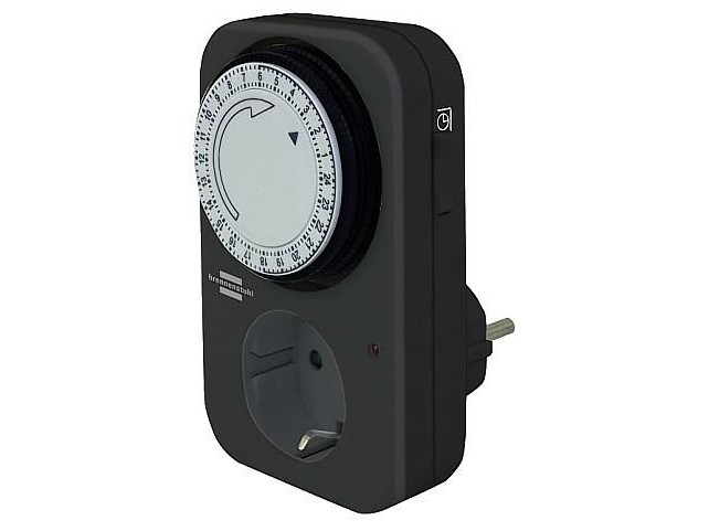 Brennenstuhl 1506450 24 h Timer MZ 20 Black  24 hour Timer MZ 20
