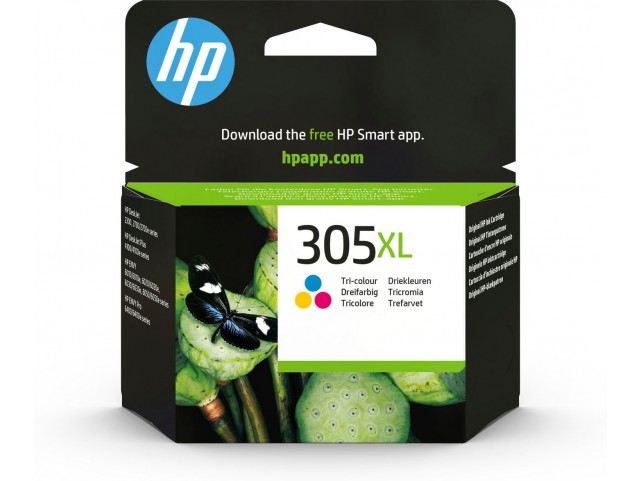 HP 3YM63AEUUS 305XL High Yield Tri-color  Original I