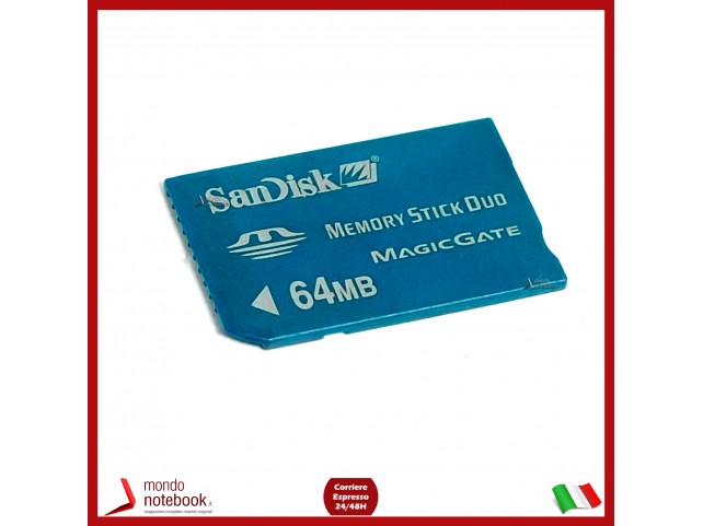 Memory Stick Pro Duo 64MB Per Sony DCR-TRV18E
