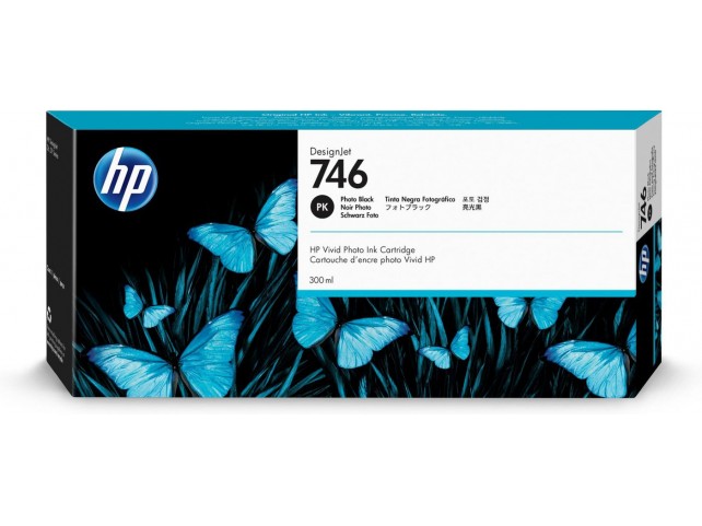 HP P2V82A 746 300-ml Photo Black Ink  Cartridge