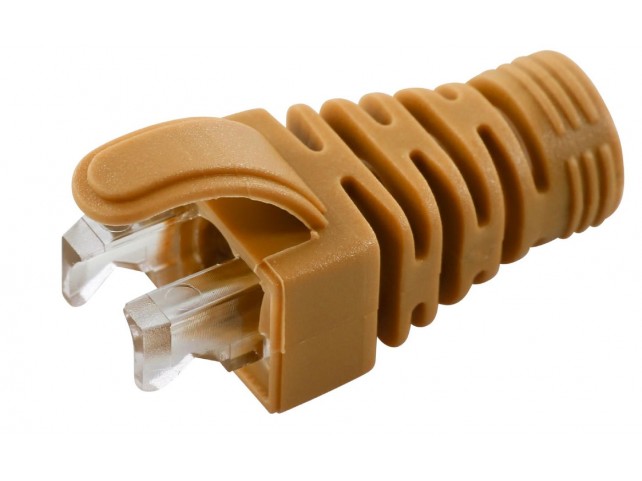 MicroConnect CONB65O Strain Relief Boot Cat5e  Cat6 Cat6A cables upto 6.5MM
