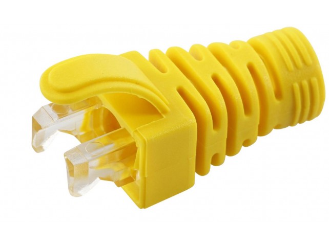 MicroConnect CONB65Y Strain Relief Boot Cat5e  Cat6 Cat6A cables upto 6.5MM
