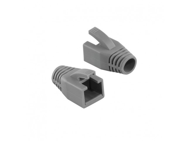 MicroConnect CONB85 Strain Relief Boot Cat7  cables upto 8.5mm Grey 50pcs