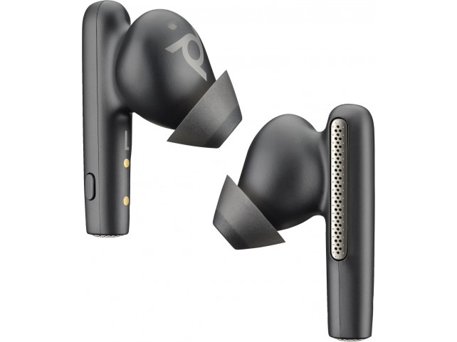 Poly 221224-01 Voyager Free 60 Black Eartips  (2 Pieces)