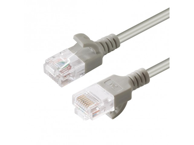 MicroConnect V-UTP6015-SLIM U/UTP CAT6 1.5M Grey Slim  