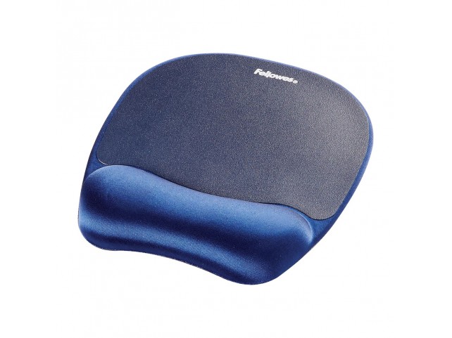 Fellowes 9172801 Memory Foam Mouse Pad/Wrist  Rest Sapphire