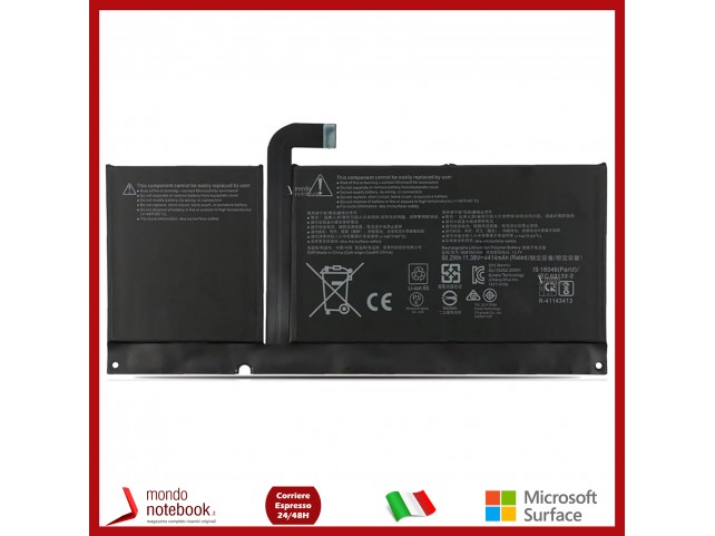 BATTERIA 96BTA016H DYNC01 PER MICROSOFT SURFACE PRO 8 1983 PARI ORIGINALE