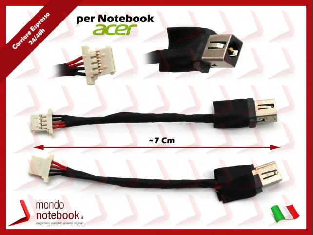 Connettore di Alimentazione DC Power Jack ACER Swift SF113-31 50.GNKN5.008