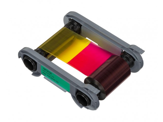Evolis YMCKO-K Color Ribbon - 200  prints / roll