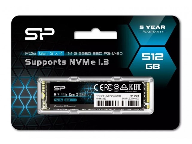 Silicon Power PCIe M.2 NVMe SSD 1T