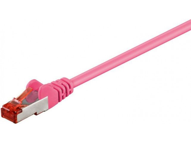 MicroConnect SSTP620PI S/FTP CAT6 20m Pink LSZH  PiMF (Pairs in metal foil)