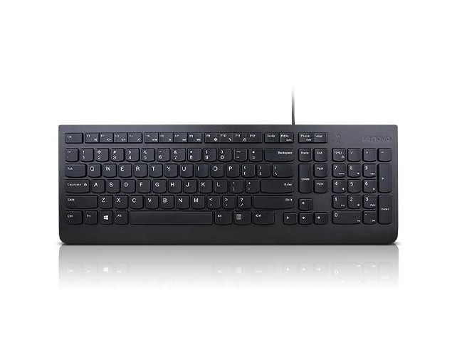Lenovo 4Y41C68681 Essential Wired Keyboard  Black - US Euro103P