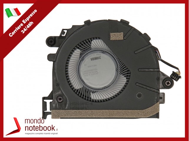 Ventola Hp ELITEBOOK 830 G7 840 G7 845 G7 830 G8 840 G8 845 G8 4 PIN M07102-001