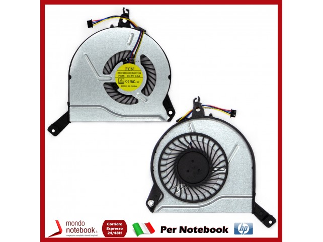 Ventola Fan CPU HP 15-P 15-F 15-K (Spessore 6 mm) Originale