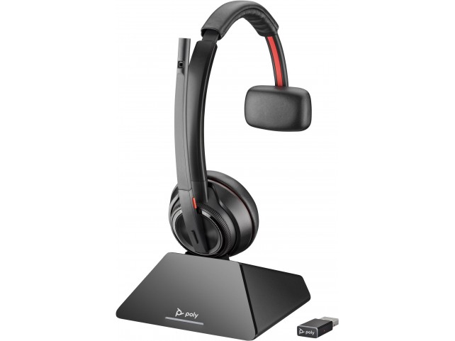 Poly 8D3J8AA Savi 8210-M Office Dect  1880-1900 Mhz Single Ear