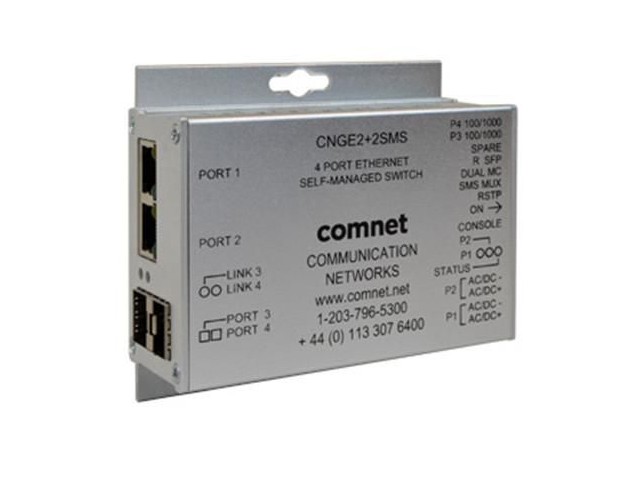ComNet CNGE2+2SMSPOEHO Intelligent Self Managed Ring  