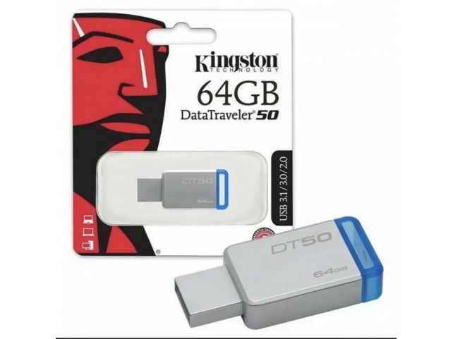 PENDRIVE KINGSTON USB 3.0 64GB DATATRAVELER DT50