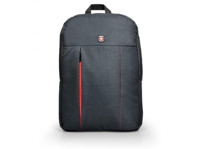 Port Designs 105330 105330 105330 105330 Portland Backpack Black Red  Linen Polyester