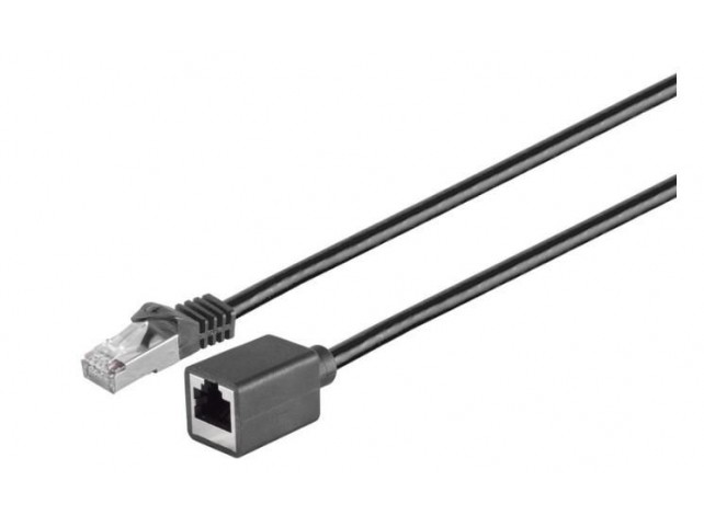 MicroConnect STP6005SEXT STP6005SEXT STP6005SEXT STP6005SEXT F/UTP CAT6 Ext. cable 0.5m  with mounti