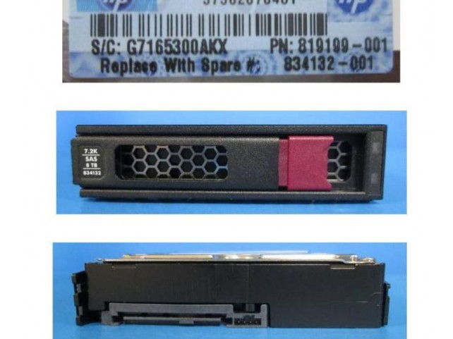 Hewlett Packard Enterprise 834132-001-RFB 834132-001-RFB 834132-001-RFB 834132-001-RFB 8TB SATA 12GB