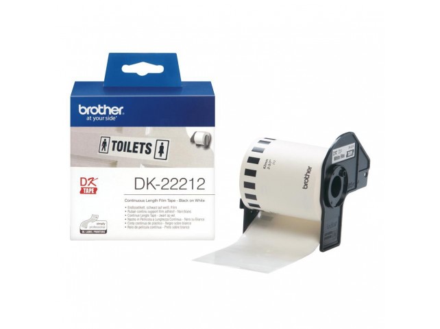 Brother DK-22212 DK-22212 DK-22212 DK-22212 White Continuous Film Tape  