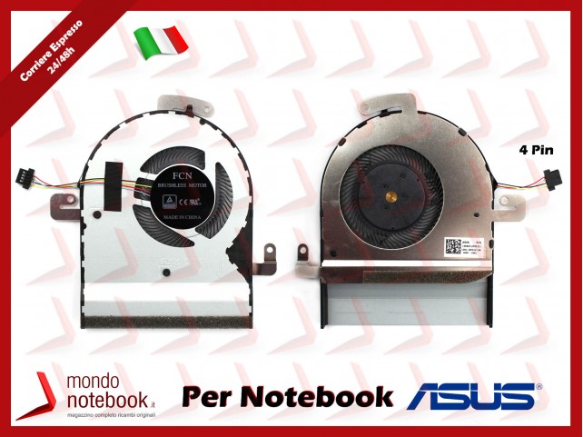 Ventola Fan CPU ASUS N580 X580 X580GD X580VD X580VN (Versione 1)