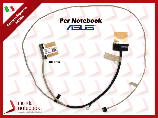 Cavo Flat LCD ASUS X580 X580VD X580VN N580 (40 Pin) UHD - No Touch