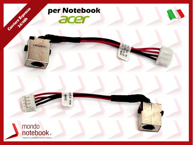 Connettore di Alimentazione DC Power Jack ACER EX2540 ES1-523 524 533 572 732