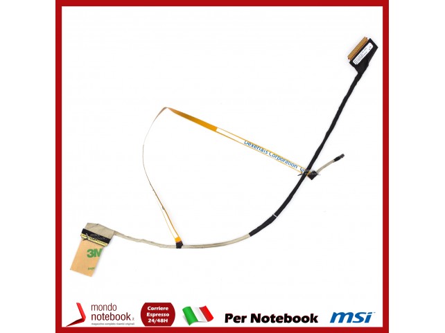 Cavo Flat LCD MSI GF75 MS-17F3 MS17F3 40 pins K1N-3040203-H39