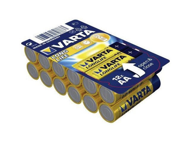 Varta 04106301112 04106301112 04106301112 04106301112 Batterie LONGLIFE DE AA LR6  12St.