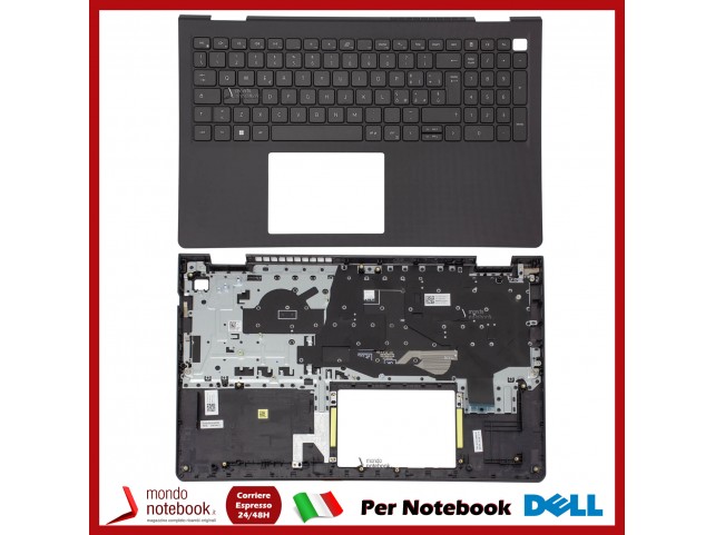 Tastiera con Top Case Dell Vostro 15 3515 Italiana Nera