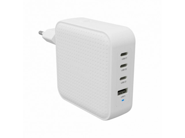 Hyper HJ1002WHWWGL HJ1002WHWWGL HJ1002WHWWGL HJ1002WHWWGL Juice 100W USB-C GaN  Travel Charger (3C+1