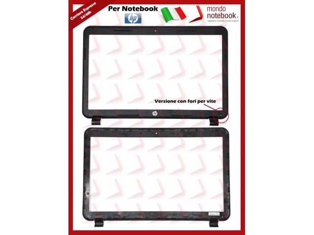 Bezel Cornice LCD HP 15-D 250 255 G2 (Versione per cover lcd con perni di aggancio)