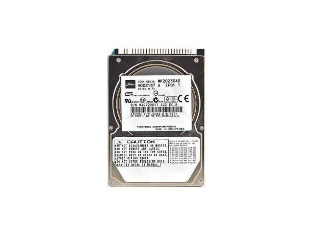 Toshiba MK2023GAS-RFB MK2023GAS-RFB MK2023GAS-RFB MK2023GAS-RFB 20GB 2.5 9.5MM HDD  x x Refurbished 