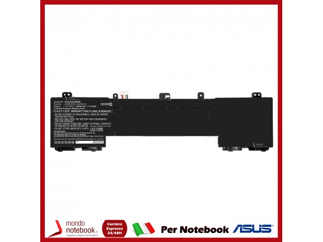 Batteria PowerQ per Asus UX550VD 4650 mAh 15.4V P/N 0B200-02520000 Nero