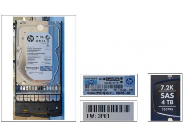 Hewlett Packard Enterprise 750795-001-RFB 750795-001-RFB 750795-001-RFB 750795-001-RFB DRV 4TB HDD 6