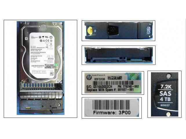 Hewlett Packard Enterprise 801027-001-RFB 801027-001-RFB 801027-001-RFB 801027-001-RFB DRV 4TB HDD 6