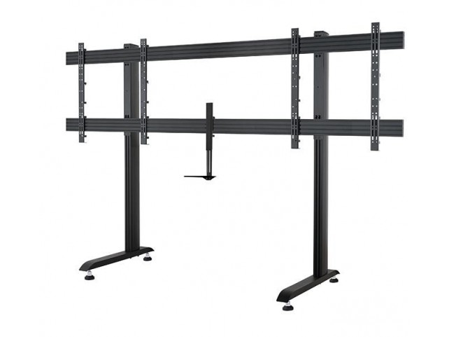 B-Tech BT8528/BB BT8528/BB BT8528/BB BT8528/BB SYSTEM X - XXL Twin Screen VC  Stand (VESA 1000 x 800