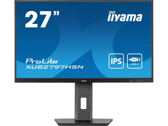 iiyama XUB2797HSN-B2 XUB2797HSN-B2 XUB2797HSN-B2 XUB2797HSN-B2 27 FHD Business IPS USB-C  DOCK