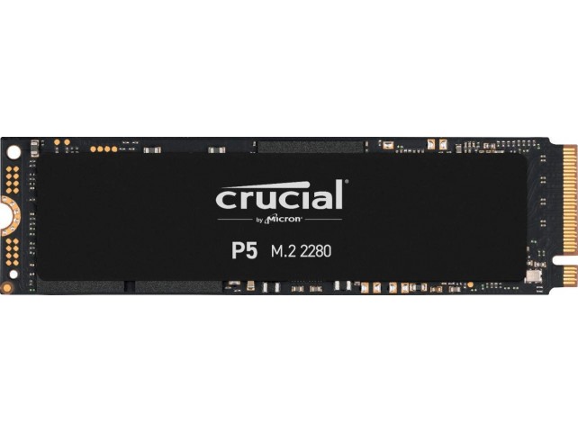 Crucial P5 500GB CT500P5SSD8 SSD Interno - 3400 MB/s (3D NAND, NVMe, PCIe, M.2, 2280SS)