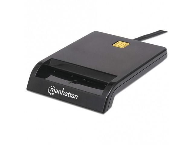 Manhattan 102049 102049 102049 102049 Smart Card Reader - USB  Contact Reader - External