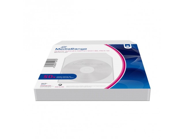 MediaRange BOX64 BOX64 BOX64 BOX64 CD/DVD Storage Media Case  50pcs Plastic Grey