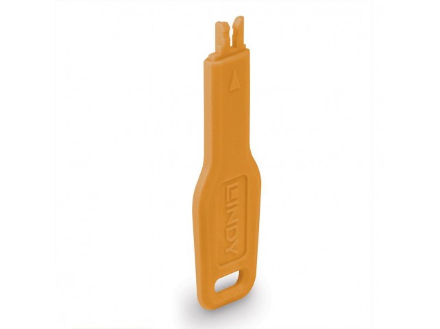Lindy 47896 RJ45 Port Blocker key Orange  