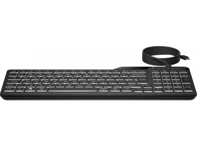 HP 7N7C0AA 400 Backlit Wired Keyboard  