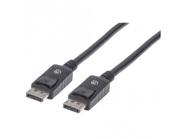 Manhattan 306935 Displayport 1.2 Cable  4K 60Hz 1M Male To Male