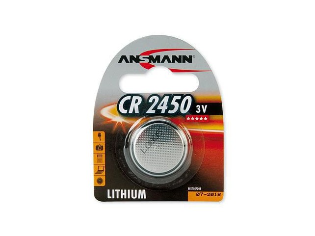 ANSMANN 5020112 Lithium CR 2450 3 V Battery  CR 2450 Single-use battery
