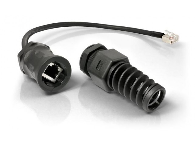 QuWireless QRJ45 QRJ45 cable interface/gender  adapter RJ-45 Black QRJ45