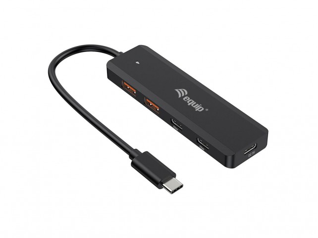 Equip 128966 Usb-C 4-Port Usb 3.2 Gen 2  (10Gbps) Hub Usb-C X 2
