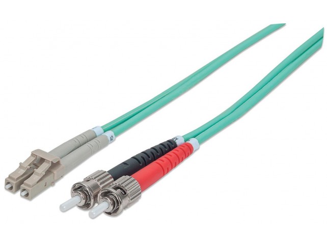 Intellinet 751001 Fiber Optic Patch Cable  Duplex Multimode