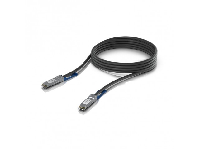 Ubiquiti UACC-DAC-QSFP28-3M QSFP28 direct attach cable  with a 100 Gbps max data